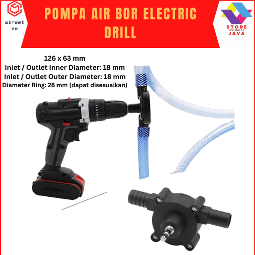 Jual Pompa Air Bor? Self-Priming Electric Drillwater Pump / Pompa Air ...