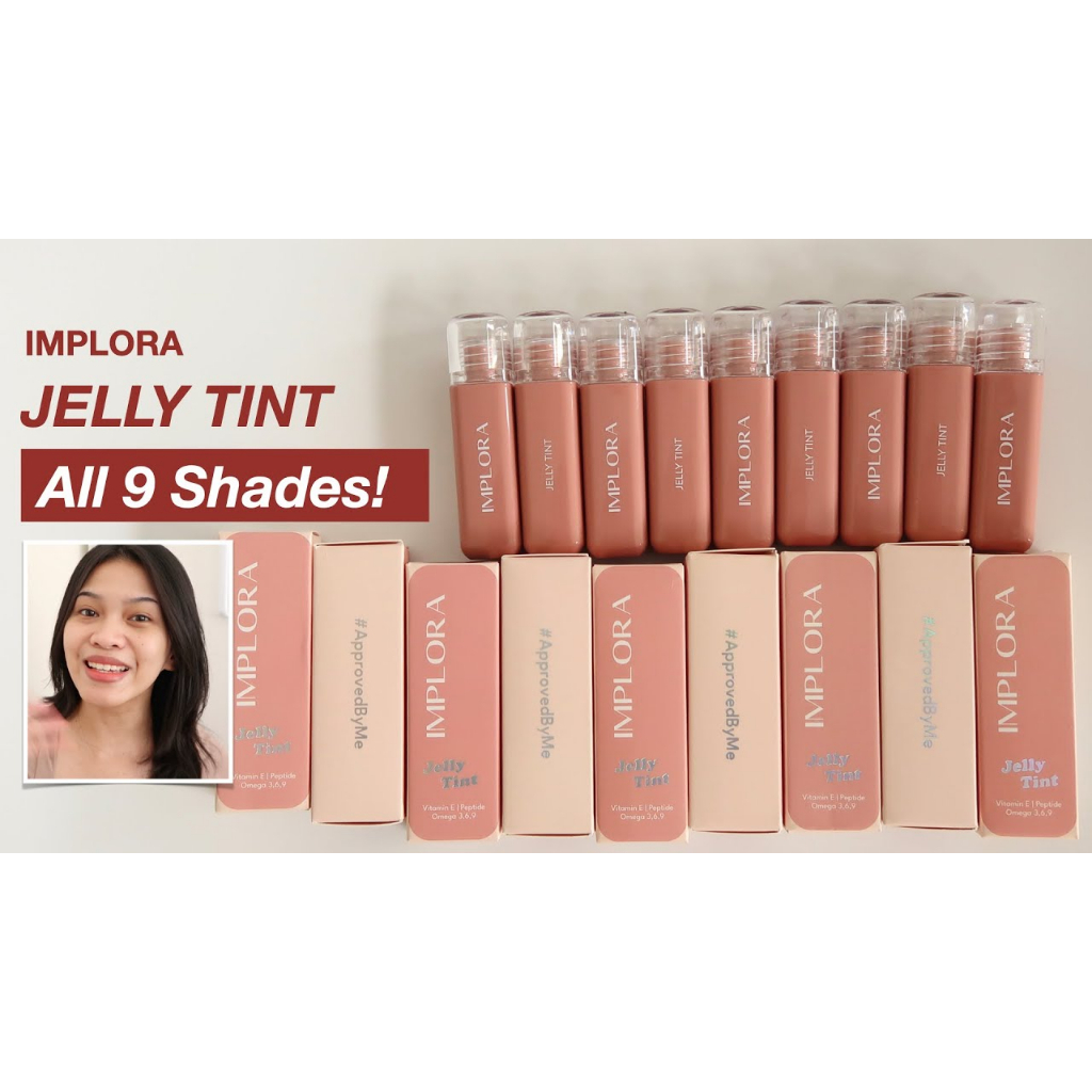 Jual IMPLORA JELLY TINT LIPTINT OMBRE 9 WARNA Shopee Indonesia