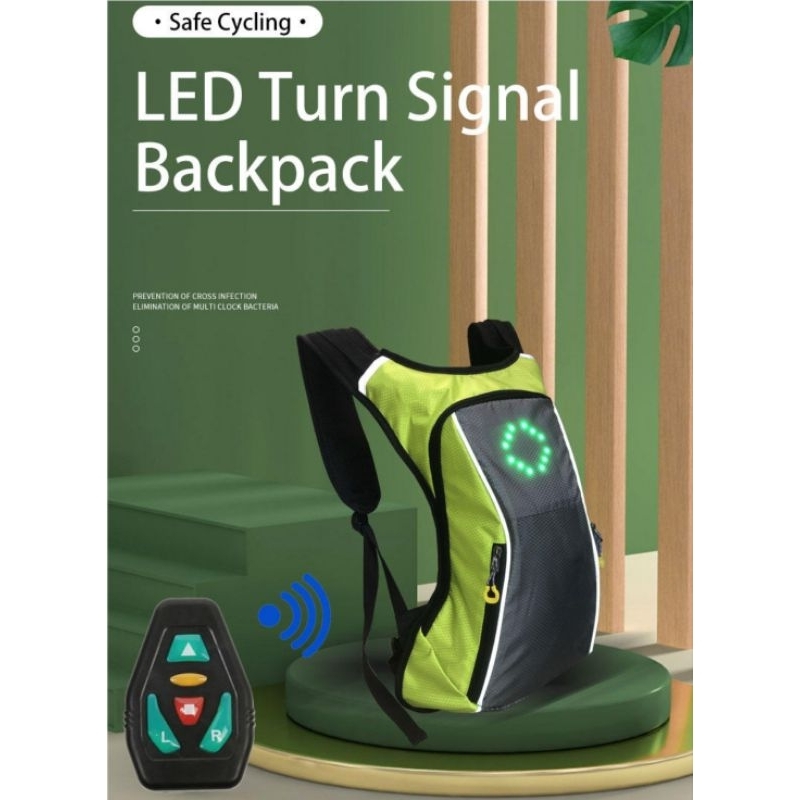 Jual Backpack tas LED sepeda/skuter listrik/ ebike/ High Qualilty ...