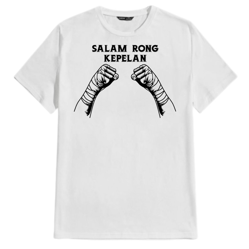Jual Kaos Salam Rong Kepelan (Njagani Seng Ora-Ora) Versi PUTIH ...