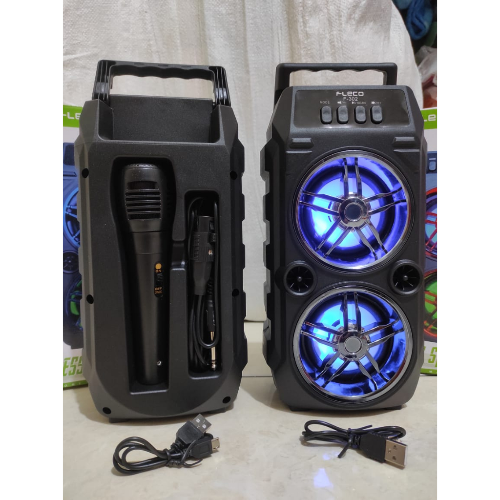 Jual speaker dan mic satu set , speaker bluetooth plus mic , speaker
