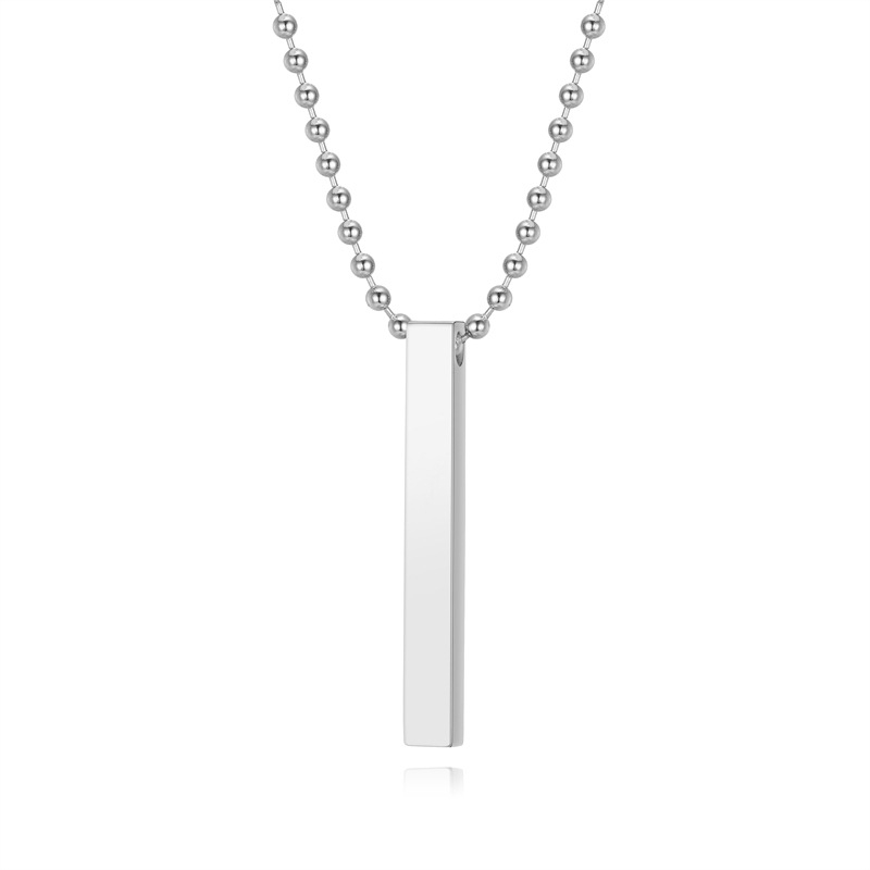 Jual [UKIR NAMA] Kalung Cubic Chain TYGRÉ Titanium Engraved Custom