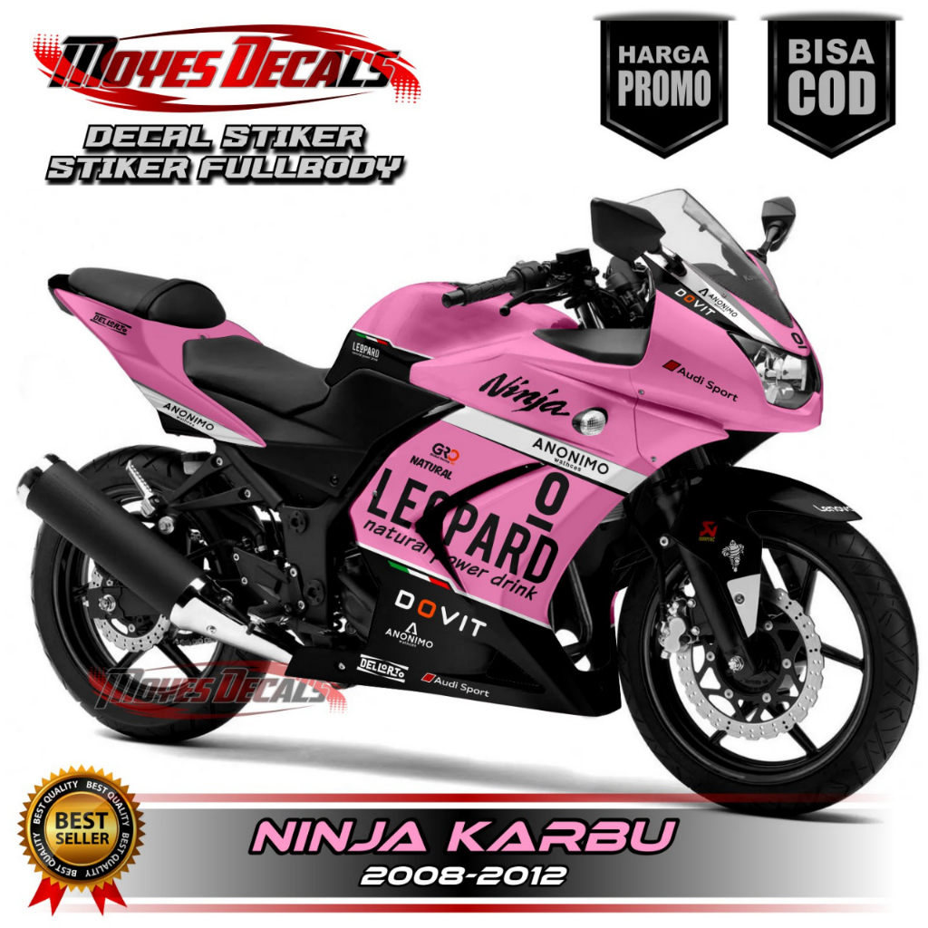 Jual Decal Ninja 250 Karbu stiker Fullbody Design Balap | Shopee Indonesia