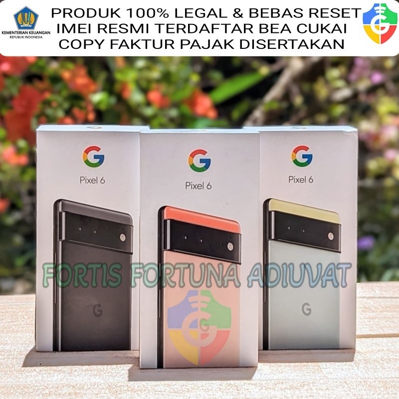 Jual Google Pixel 6 128 Dan 256 - Resmi Terdaftar Bea Cukai BEBAS RESET ...