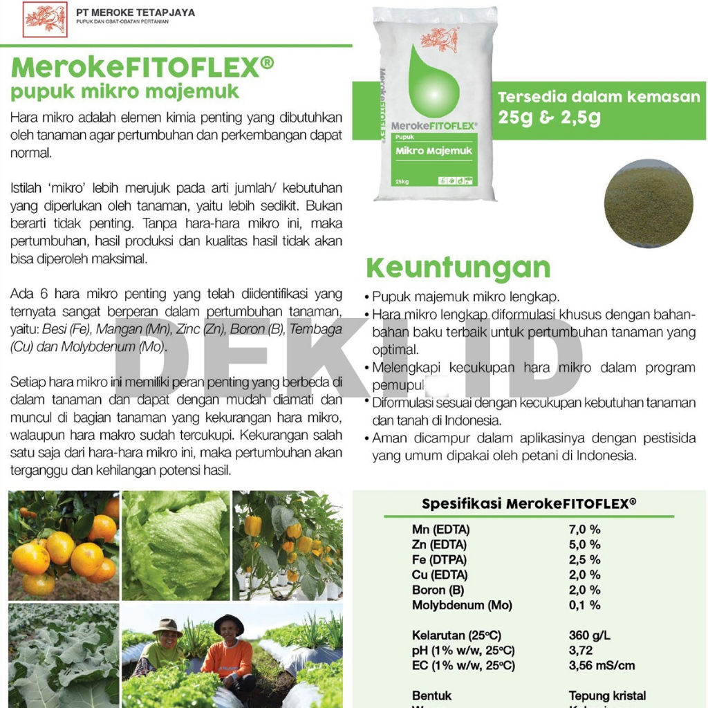 Jual Fitoflex Meroke 2.5 Gram Kemasan Kecil Sachet Pupuk Mikro Majemuk ...