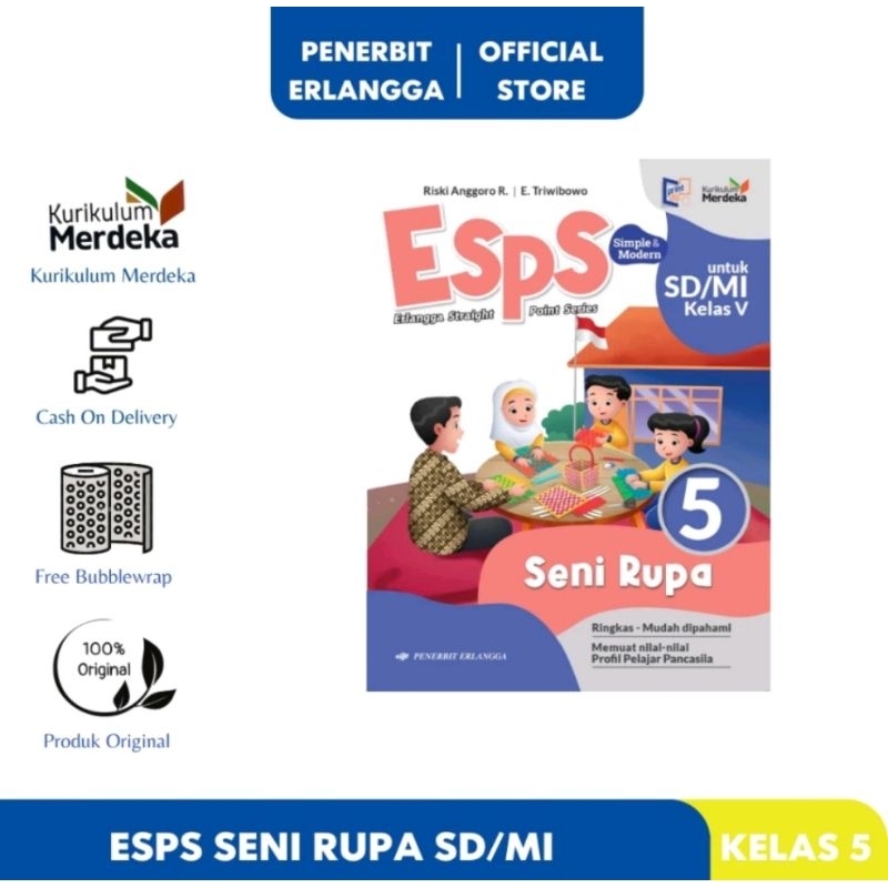 Jual Ori Buku Teks Esps Seni Rupa Kurikulum Merdeka Untuk Sd Mi Kelas