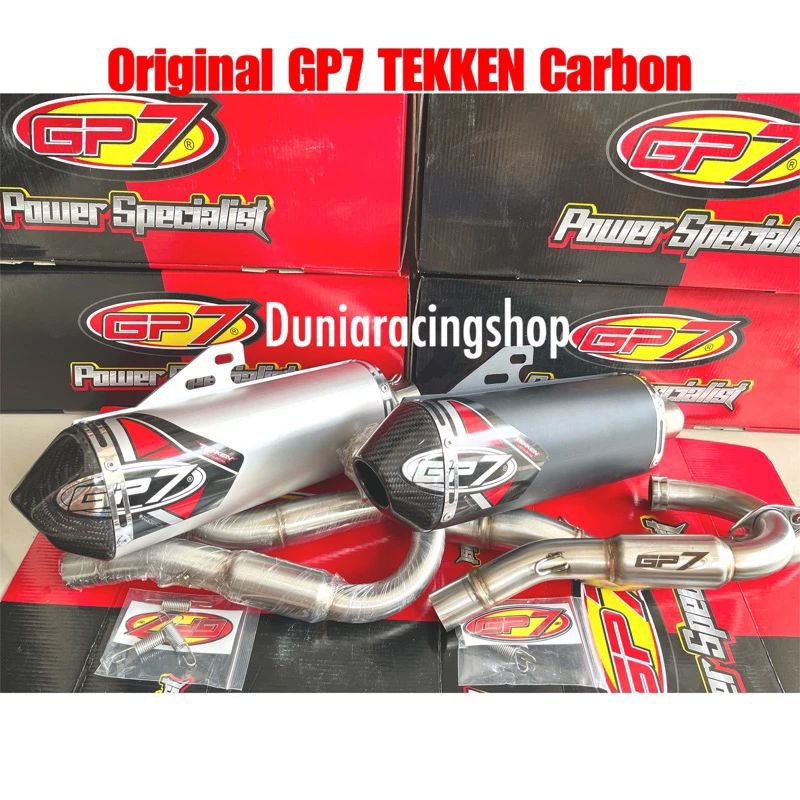 Jual Knalpot Gp7 Tekken Carbon Bore Up Klx 150 Crf 150 Dtracker 150 Wr 155 Wr155 Original Gp7 6553