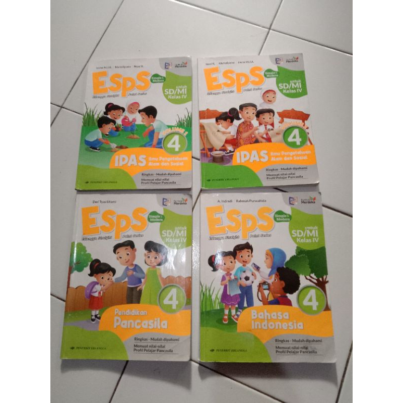 Jual ESPS IPAS VOLUME 1 & 2,ESPS PPKN,ESPS B INDONESIA SD KLS 4 ...