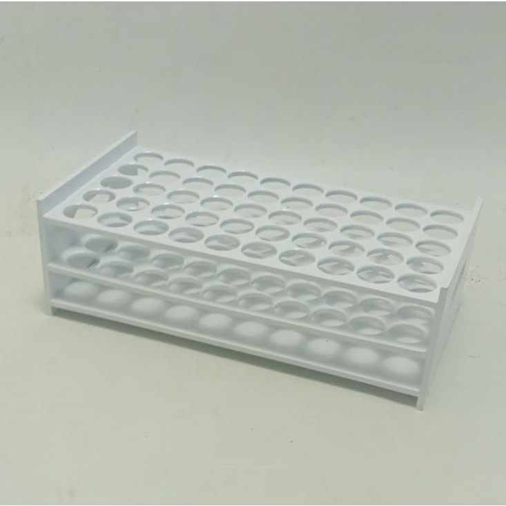 Jual RAK TABUNG REAKSI 21mm| 50Lubang Test Tube Rack PVC | PROTIRTA ...