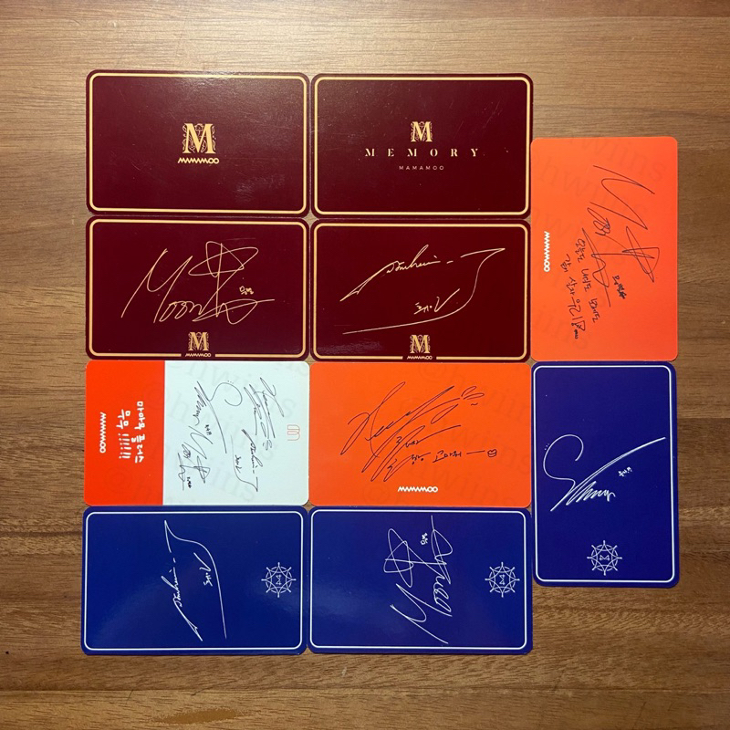 Jual Mamamoo Memory Melting Blues album Photocard | Shopee