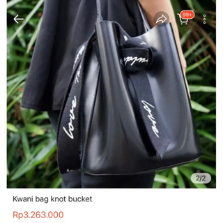 Kwani Asymmetrical Knot Bucket Bag