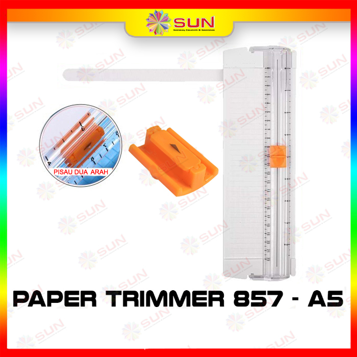 Jual Alat Pemotong Kertas Hvs Paper Cutter Trimmer 857 A5 Bisa