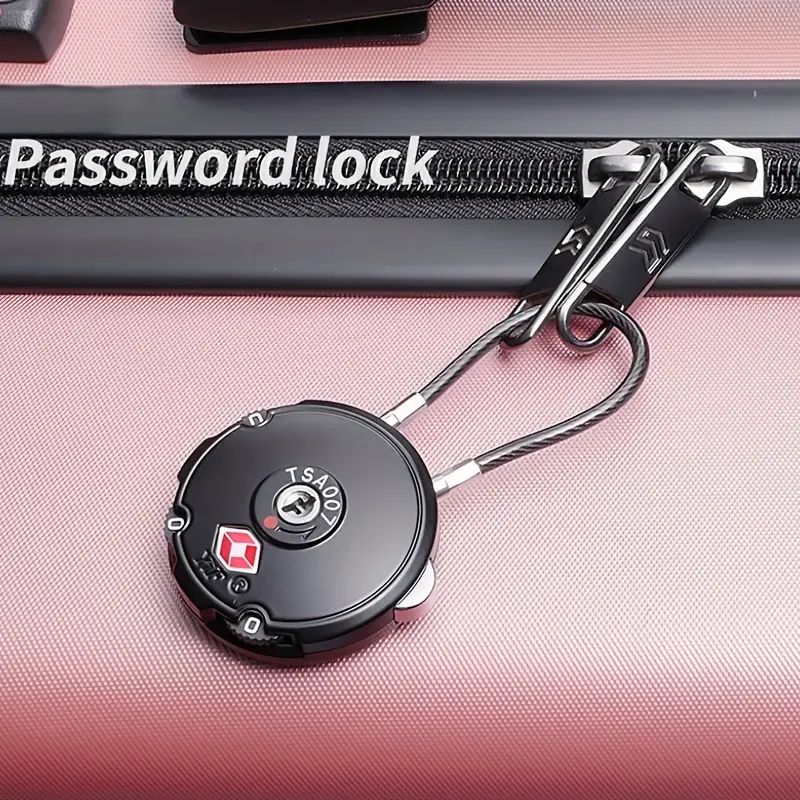 Jual Gembok Koper Angka 3 Digit Password TSA Lock Suitcase Luggage
