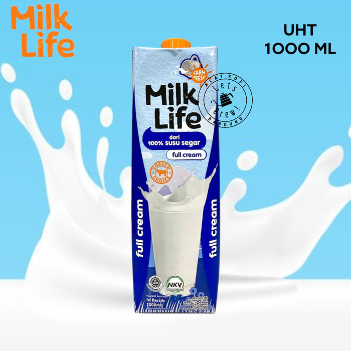 Jual UHT Milk Life Plain 1000ml / Susu UHT Milk Life 1L | Shopee Indonesia