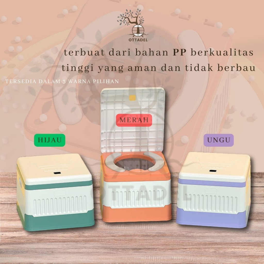Jual Ottadel Children's Foldable Portable Potty Chair With Pvc Seat ...