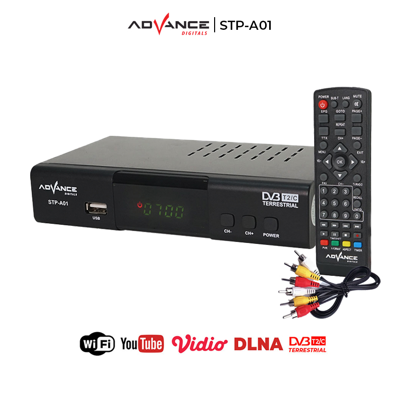 Jual Advance Set Top Box Tv Digital Receiver Penerima Siaran Full Hd