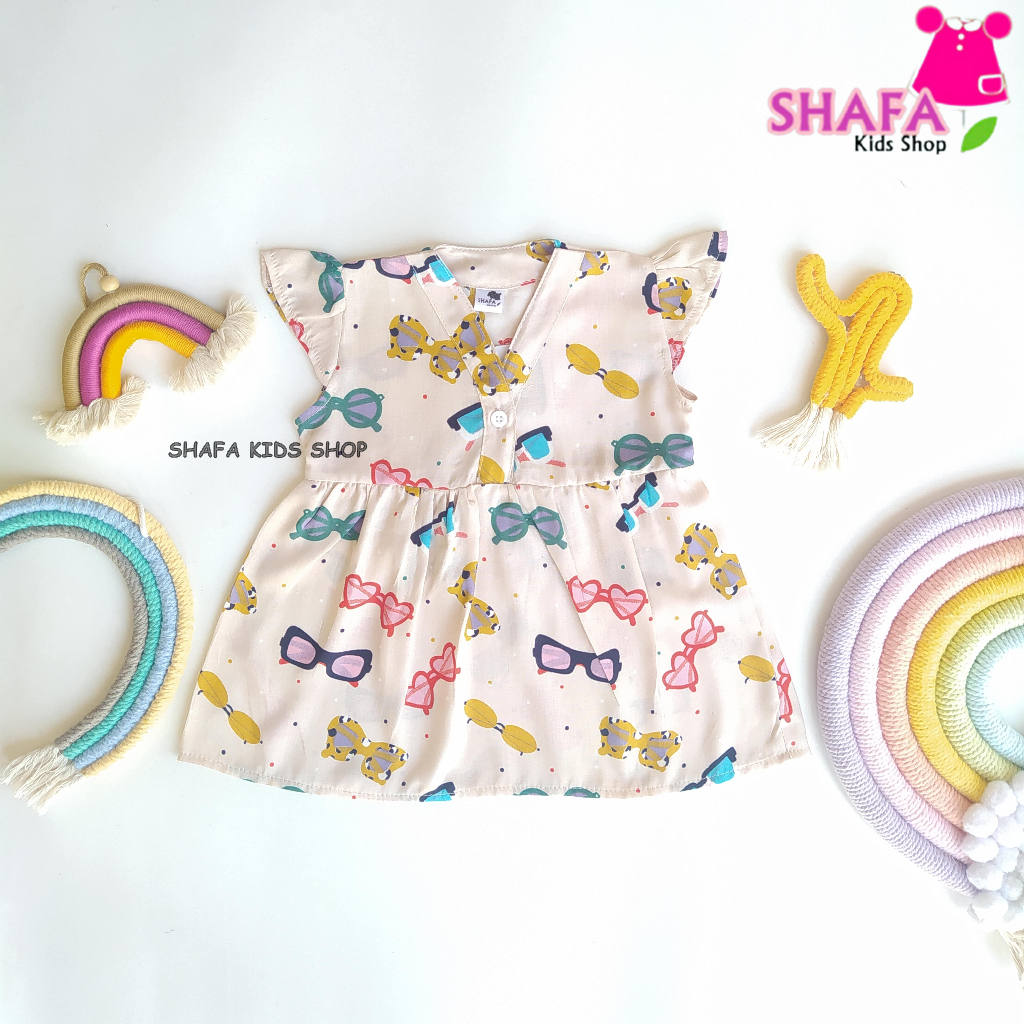 Jual SHAFA KIDS SHOP/ DRESS BAYI PEREMPUAN NEWBORN USIA 0 18 BULAN BAJU ...
