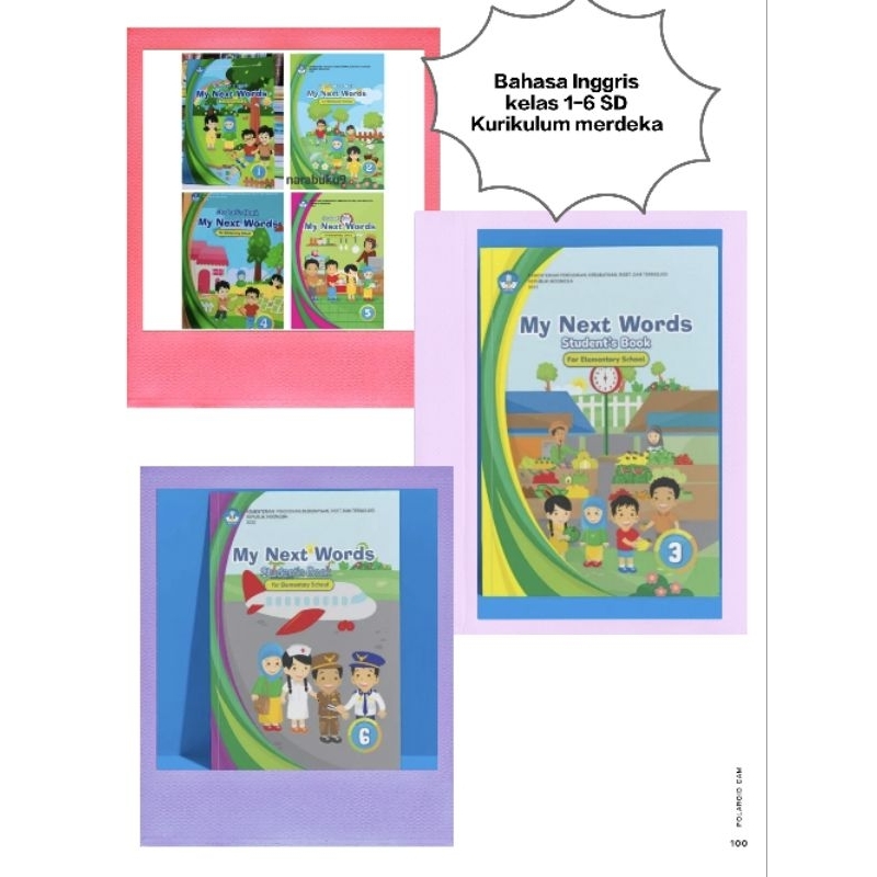 Jual Buku Bahasa Inggris Kurikulum Merdeka My Next Word kelas 1 2 3 4 5 ...