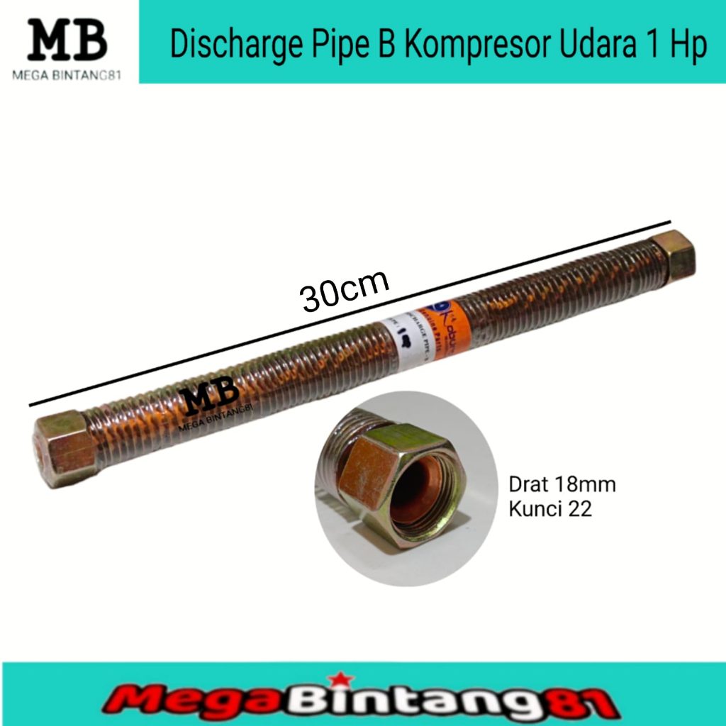 Jual Pipa Tembaga Discharge Pipe B Kompresor Angin 1hp Pipa Kompresor ...