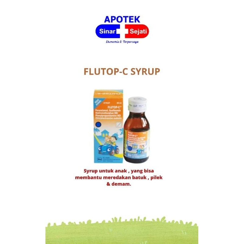 Jual Flutop C Sirup 60ml Shopee Indonesia