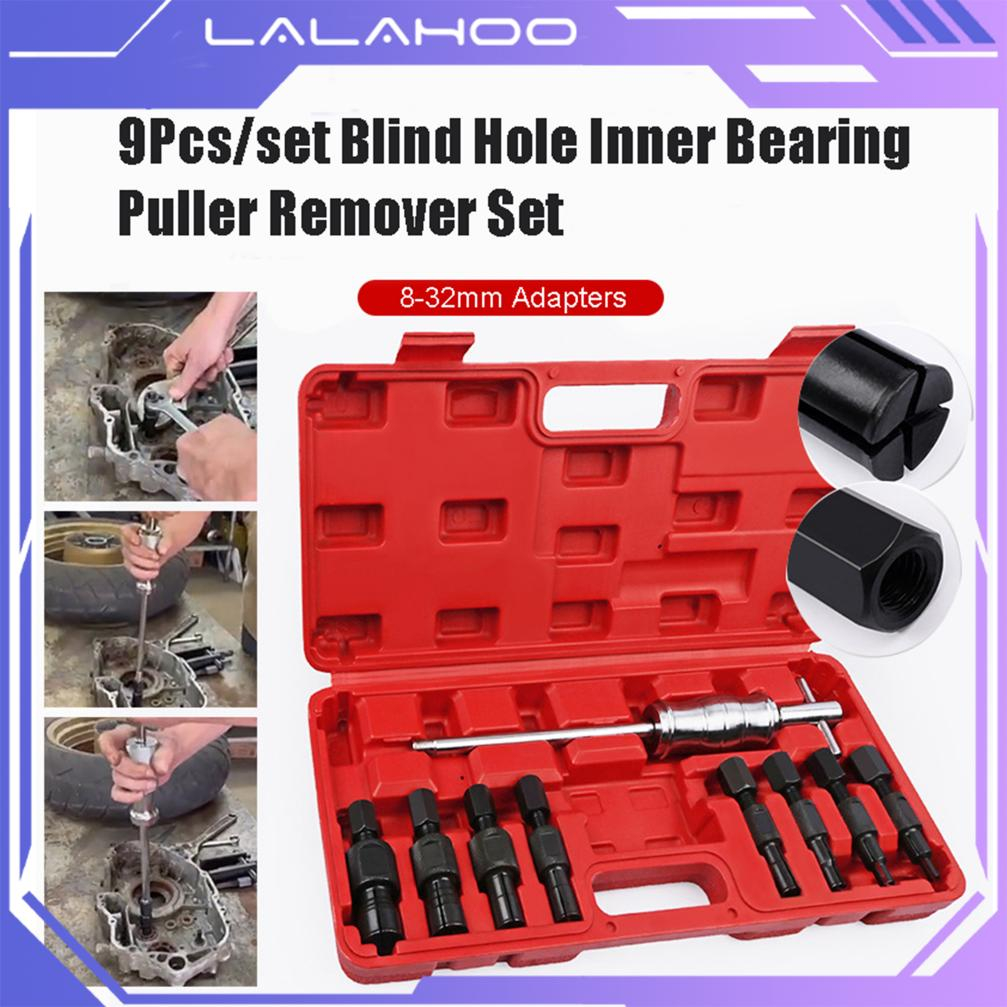 9-Piece Blind Hole Inner Pilot Bearing Puller Kit With Slide Hammer – VLAND YHC-GJ-8211C