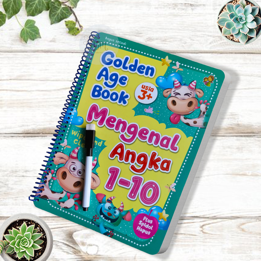 Jual Buku Aktivitas Anak Belajar Latihan Menulis Dan Mengenal Angka 1 ...