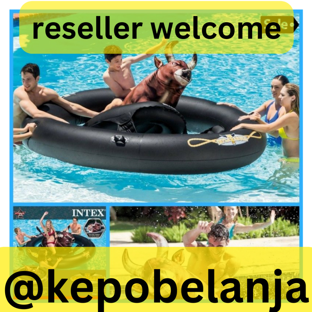Jual pelampung unik Intex 56280 Inflatabull inflatable ride-on floatie ...