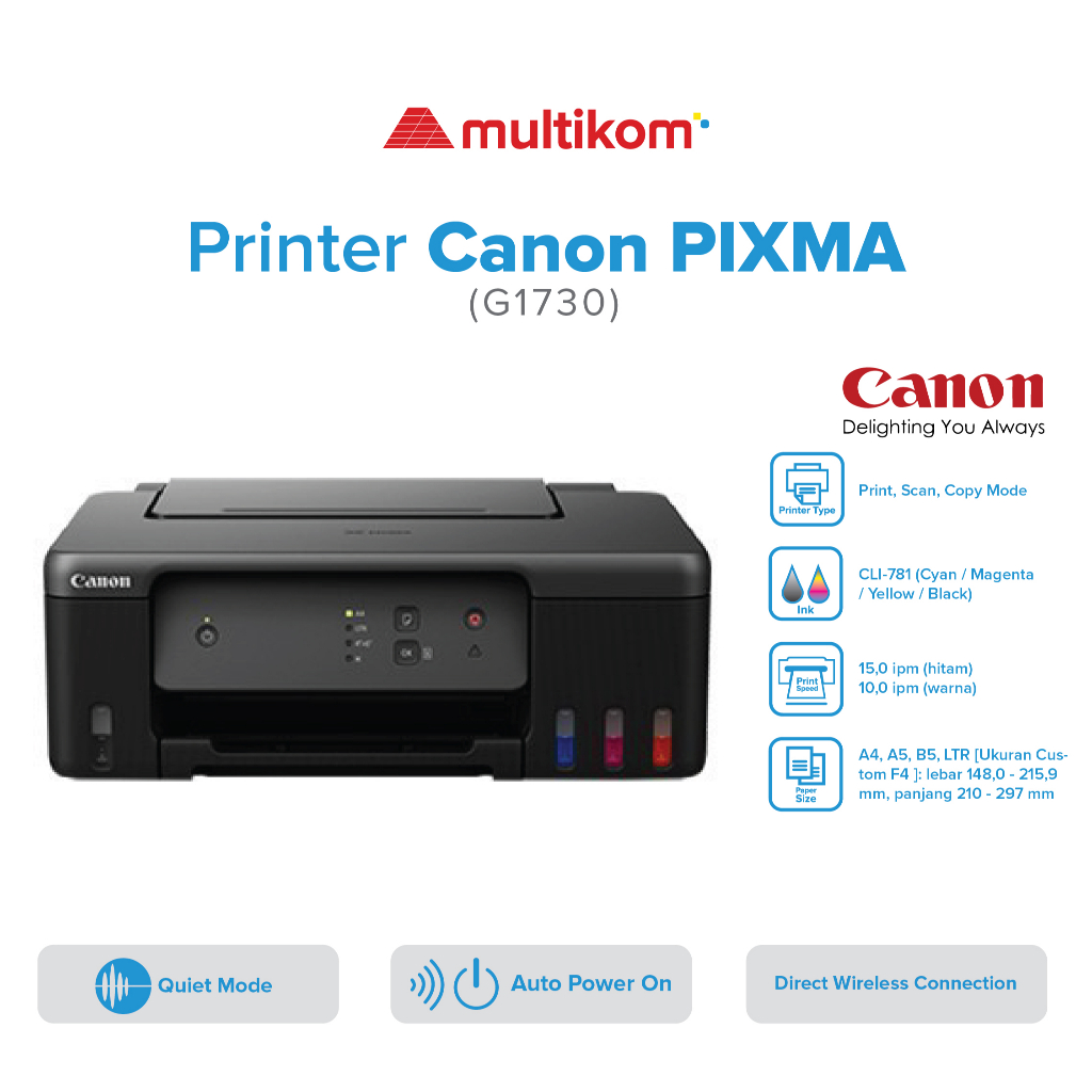 Jual Printer Canon Pixma G1730 Colour Print Inktank Tabung Shopee Indonesia 0921