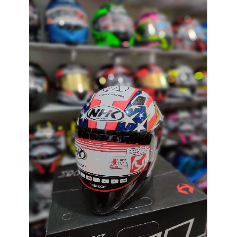 Jual NHK SONE GP PRO ALONSO SERI 7 OPEN FACE HELMET | Shopee Indonesia