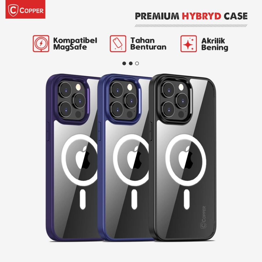 Jual IPhone Series COPPER Premium Hybrid Case Support MagSafe Wireless Charging Iphone 13/Pro