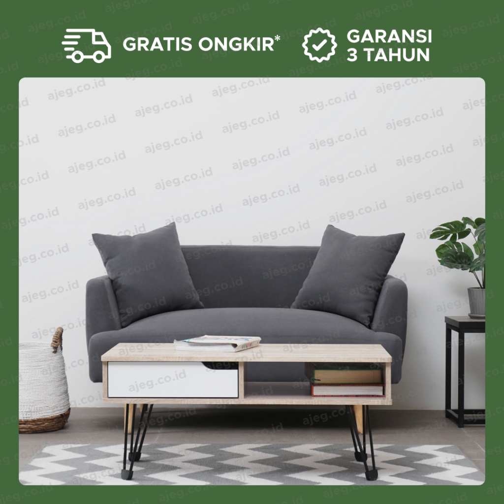 Jual AJEG.CO.ID - Sofa 2 Seater Kanaba | Shopee Indonesia