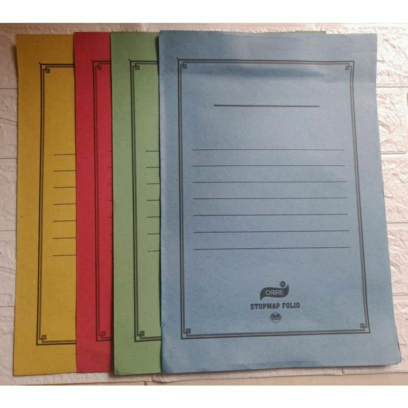 Jual (Min CO 2) STOPMAP FOLIO WARNA WARNI | MAP KERTAS SEKOLAH DAN ...