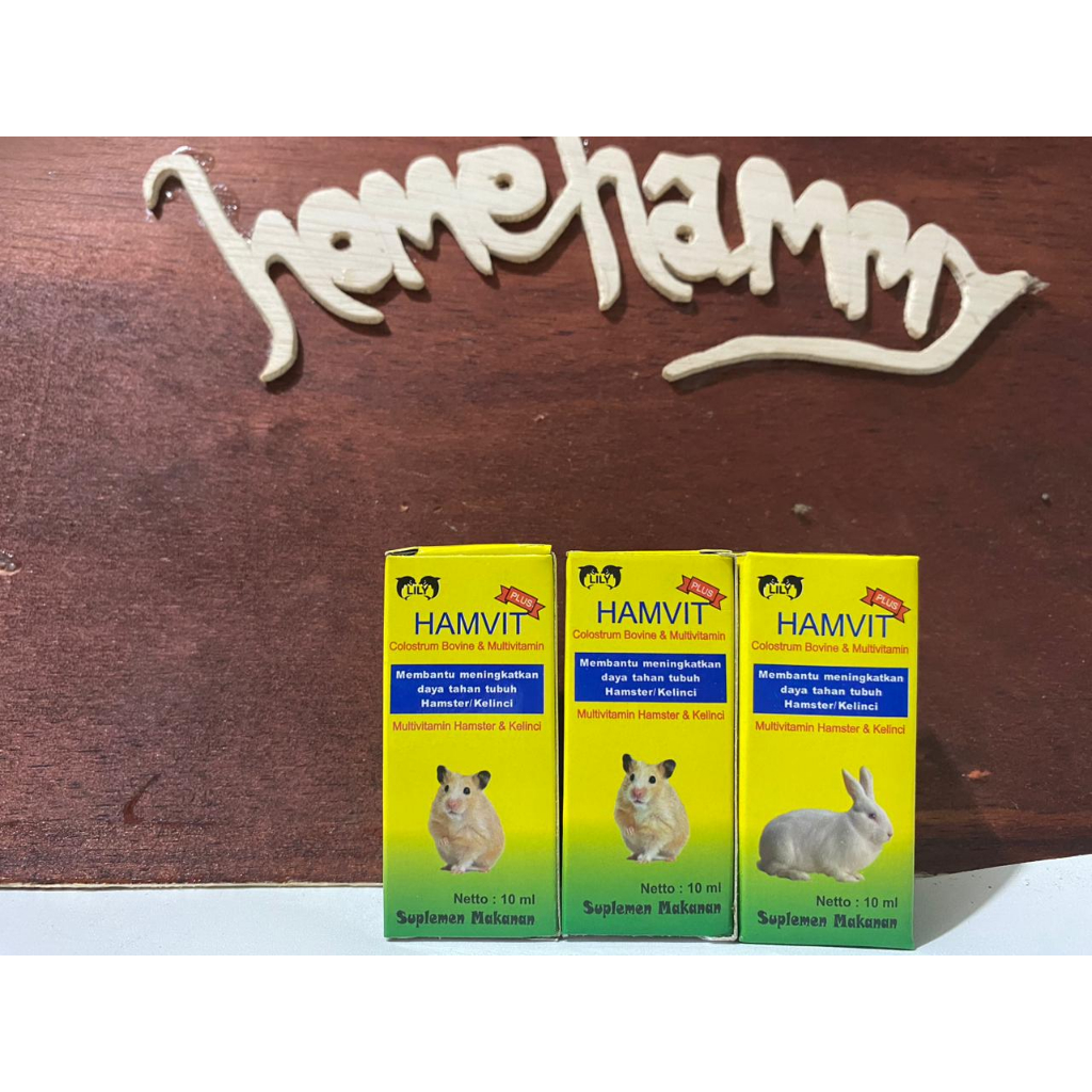 Jual VITAMIN HAMSTER HAMVIT SUPLEMEN PENAFSU MAKAN DAN DAYA TUBUH HAMSTER DAN KELINCI Shopee