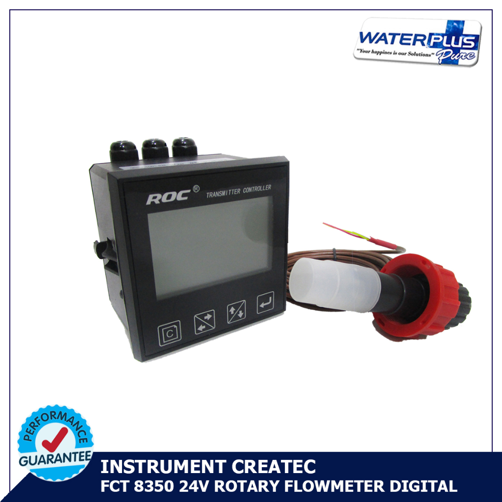 Jual Createc FCT 8350 24V Rotary Flowmeter Digital | Shopee Indonesia