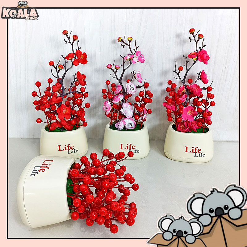 Jual Bunga Plastik Hiasan Ruang Tamu Tanaman Pot Bunga Bonsai Hias ...