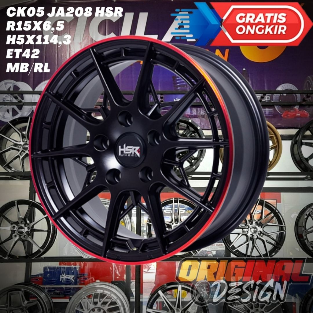 Jual Velg Mobil Racing Ring 15 Hsr Ck05 R15 Grandmax Voxy Taruna Carry Shopee Indonesia 0535