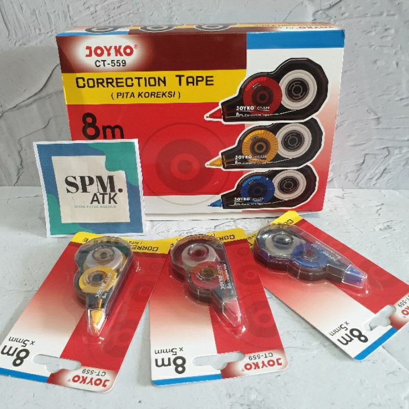 Jual (12pcs)Tipex Roll Joyko CT-559 8 meter | Shopee Indonesia