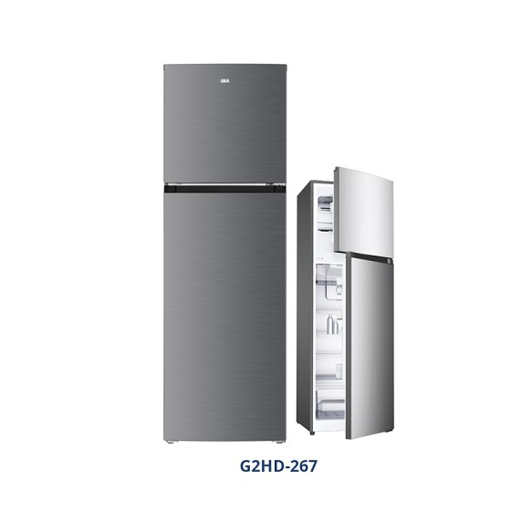 Jual GEA G2HD-267 Kulkas 2 Pintu Inox / Top Mount Fridge Freezer - No ...