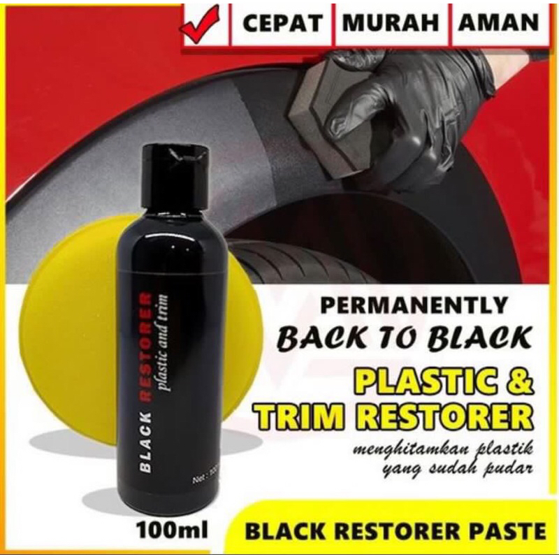 Jual Back To Black Trim Restorer Permanent Semir Plastik Body Ban