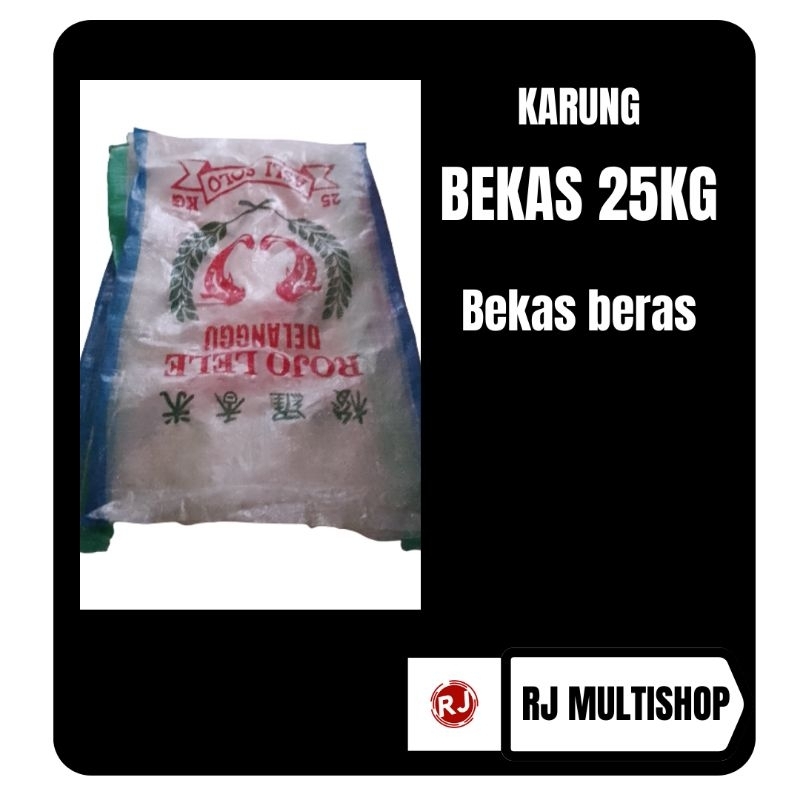 Jual Karung Bekas 25kg || Karung Bekas Beras 25kg || Karung Bekas ...