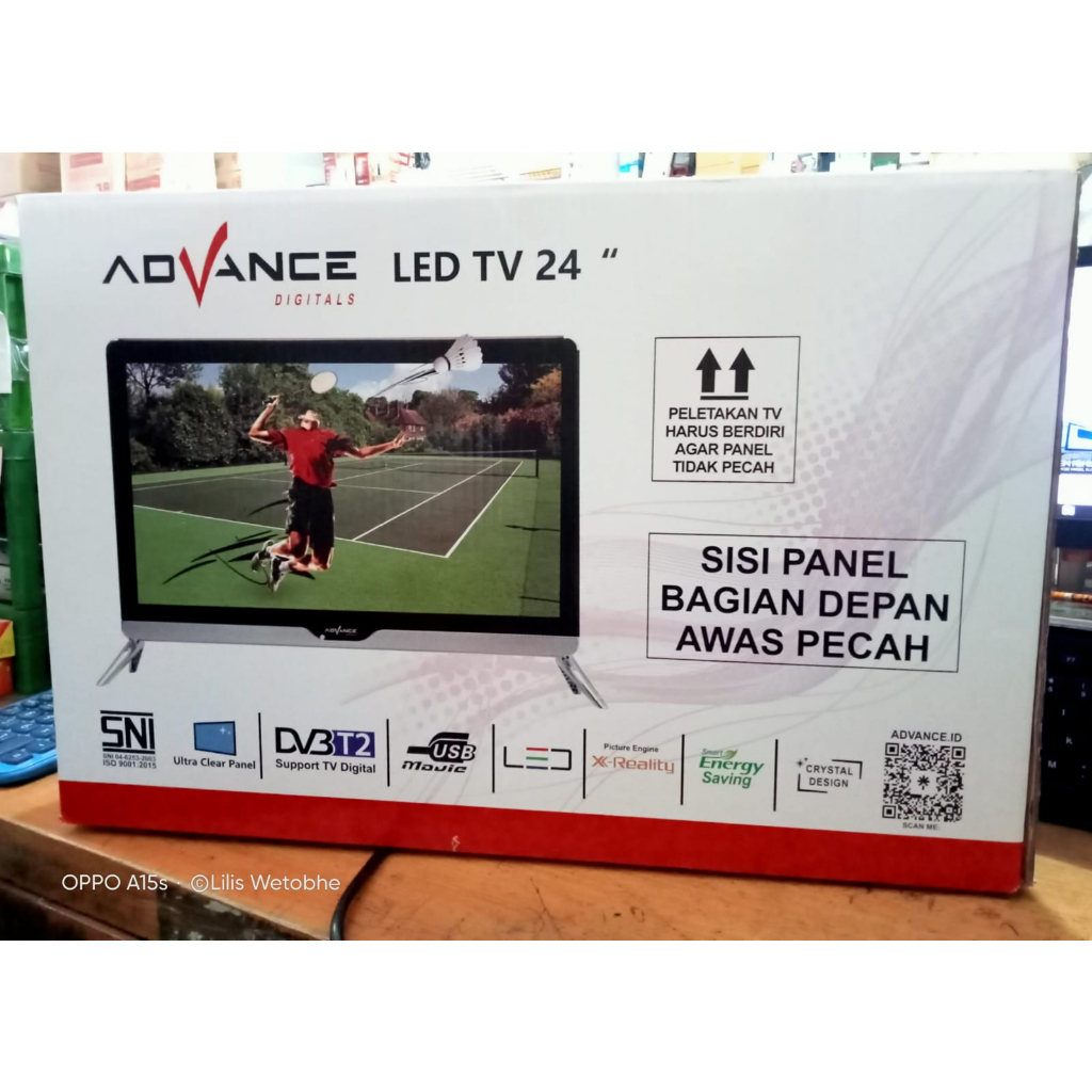 Jual TV LED Digital Advance 24 Inch ADV-2401T Digital DVB T2 | Shopee ...