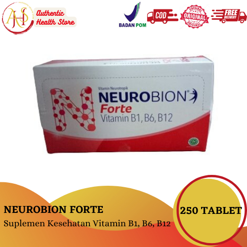 Jual Neurobion Forte Box 250's Tablet Merck / Vitamin B1 / Vitamin B6 ...