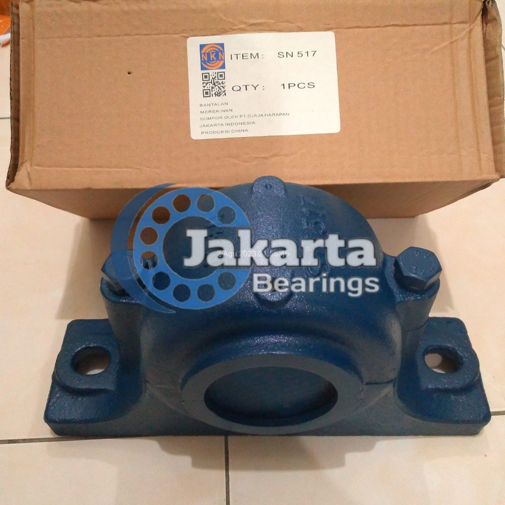 Jual PLUMMER BLOCK / BEARING HOUSING SN 517 / SN517 MERK NKN Shopee