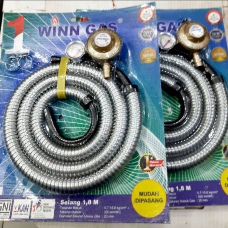 Jual Selang Gas Regulator Winngas Sni Anti Tikus Shopee Indonesia