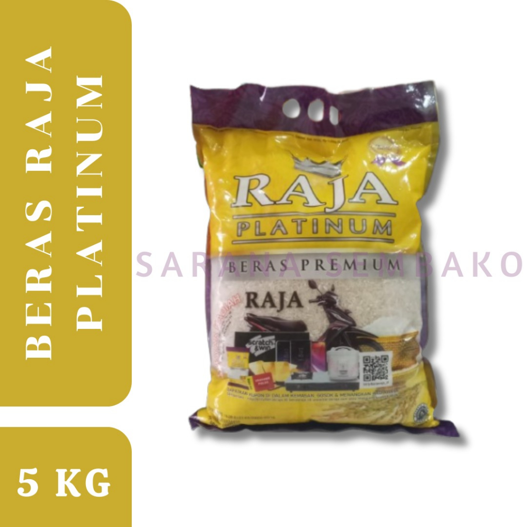 Jual BERAS PREMIUM RAJA PLATINUM 5KG | Shopee Indonesia