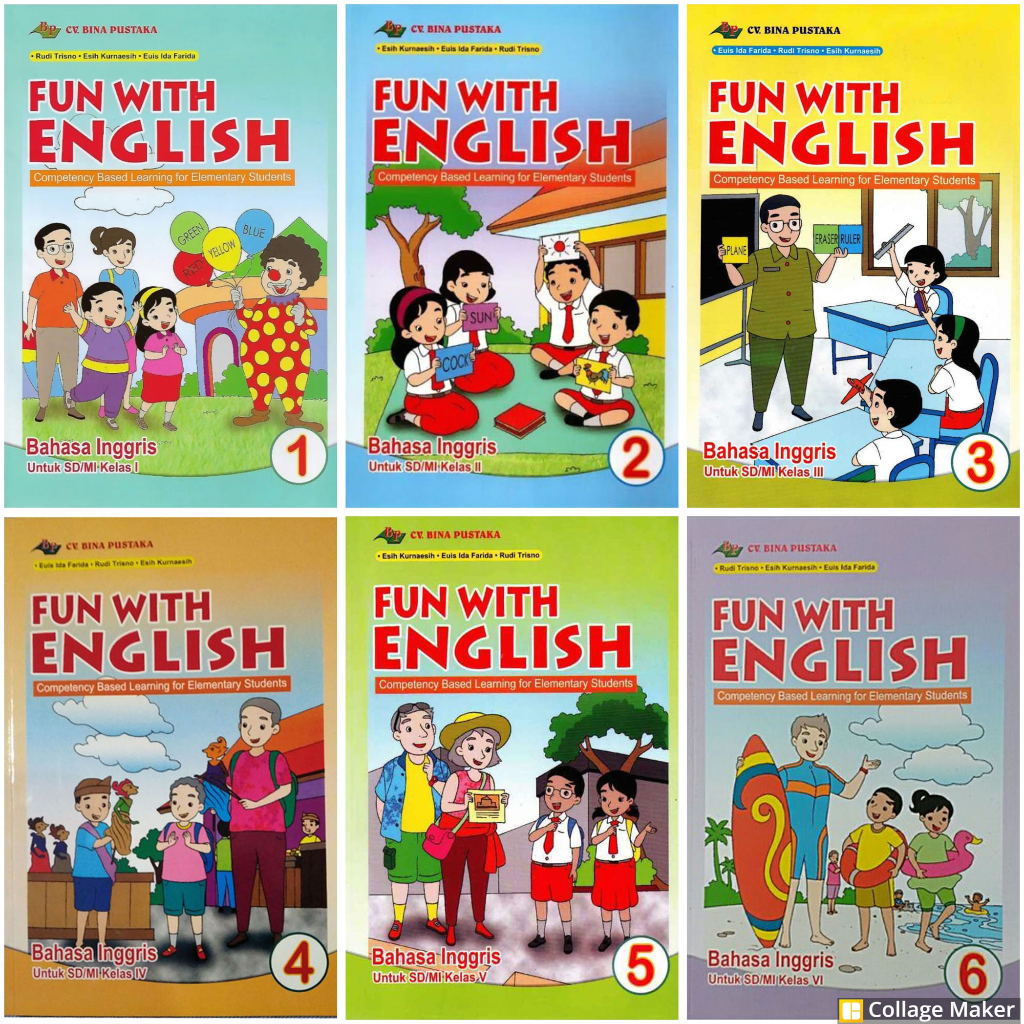 Jual Buku Bahasa Inggris FUN WITH ENGLISH kelas 1 2 3 4 5 6 SD | Shopee ...