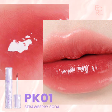 FOCALLURE Pro Juicy Watery Tint WATERY Lip Tint Glossy Plump High Pigment Dewy Lipstick