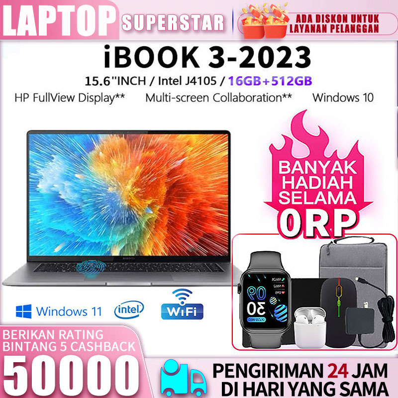 Jual Laptop NEW Original 15.6 Inch ibook 3 Laptop Gaming IPS Screen ...