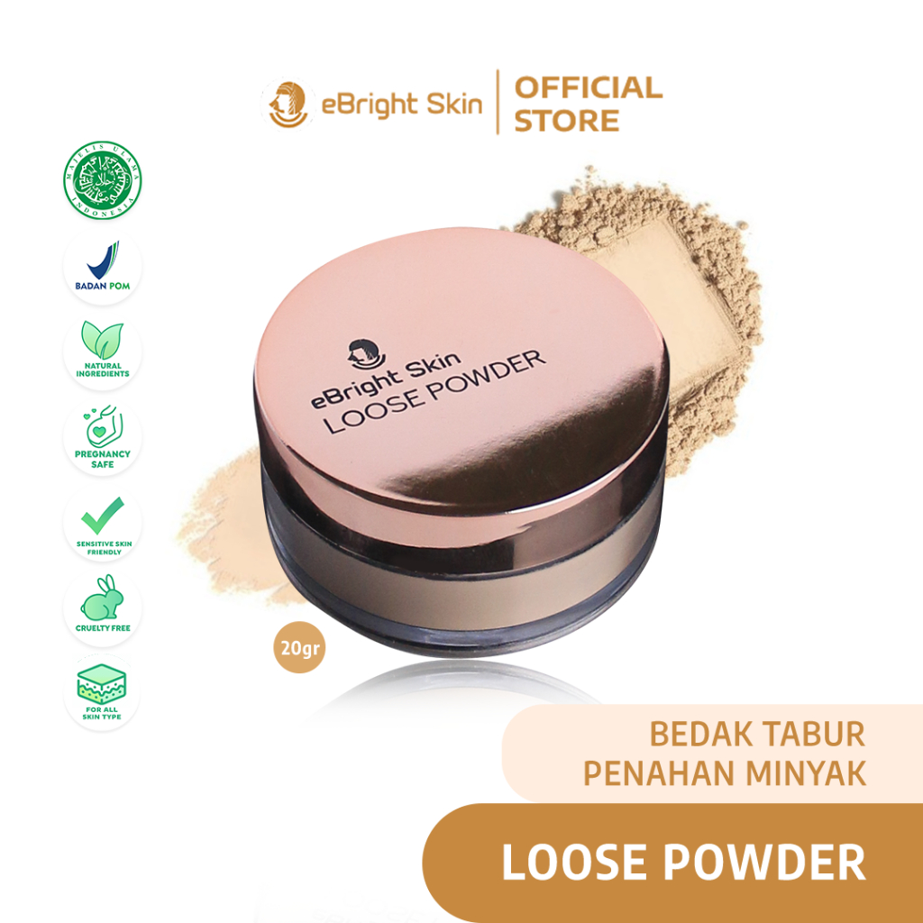 Jual Loose Powder eBright Skin - Translucent Powder | Shopee Indonesia