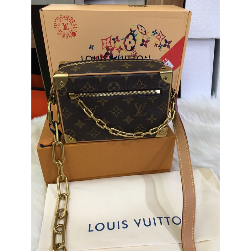 Louis Vuitton Phone Box Monogram Legacy Brown, Fesyen Wanita, Tas